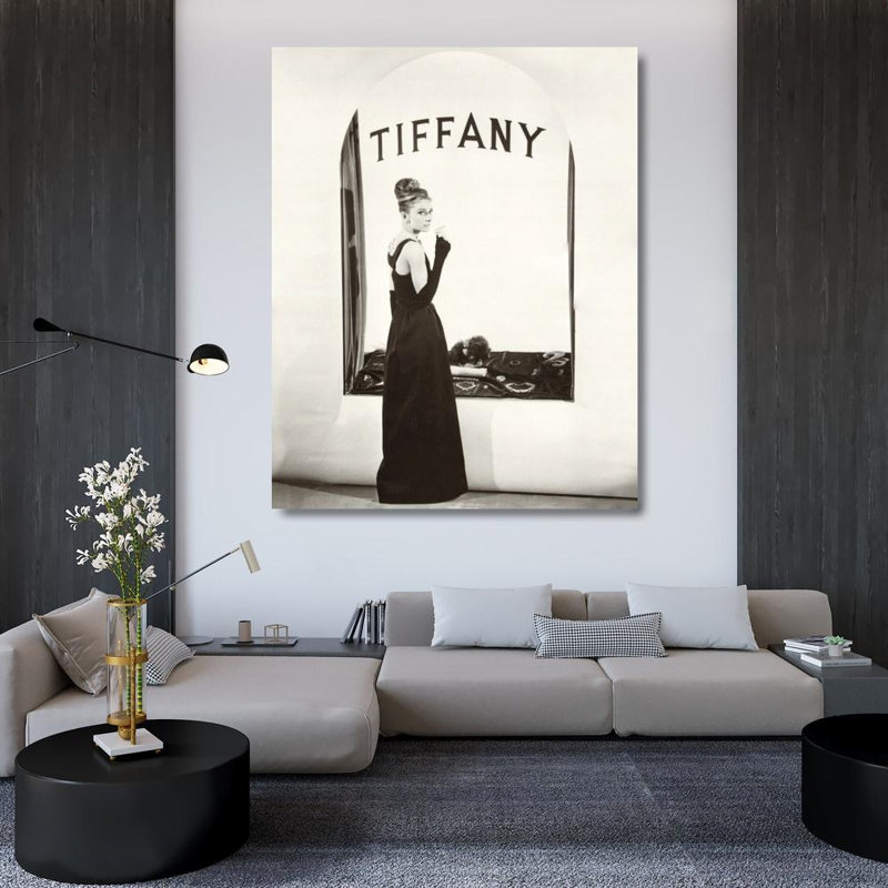 Audrey Hepburn - Tiffany, 45" H x 36" W