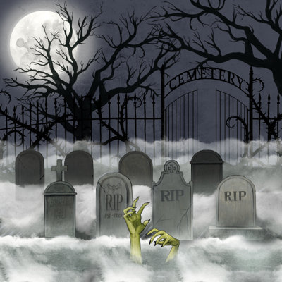 Spooky Night II by Grace Popp - Wrapped Canvas Painting