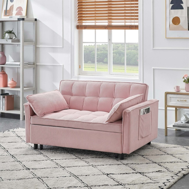 Versatile Folding Sofa Bed with Adjustable Back for Relaxation and Comfort