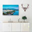 Skyline Of Nerja In Spain In Abstract - Wrapped Canvas-55339592
