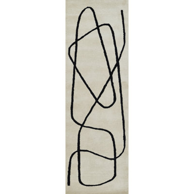 Whistler Performance Hand Tufted Wool Geometric Indoor Rug