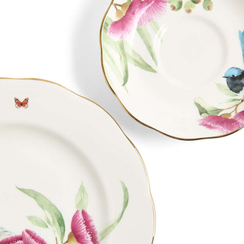 Royal Albert Miranda Kerr Australiana Teacup, Saucer & Plate 3-Piece Set