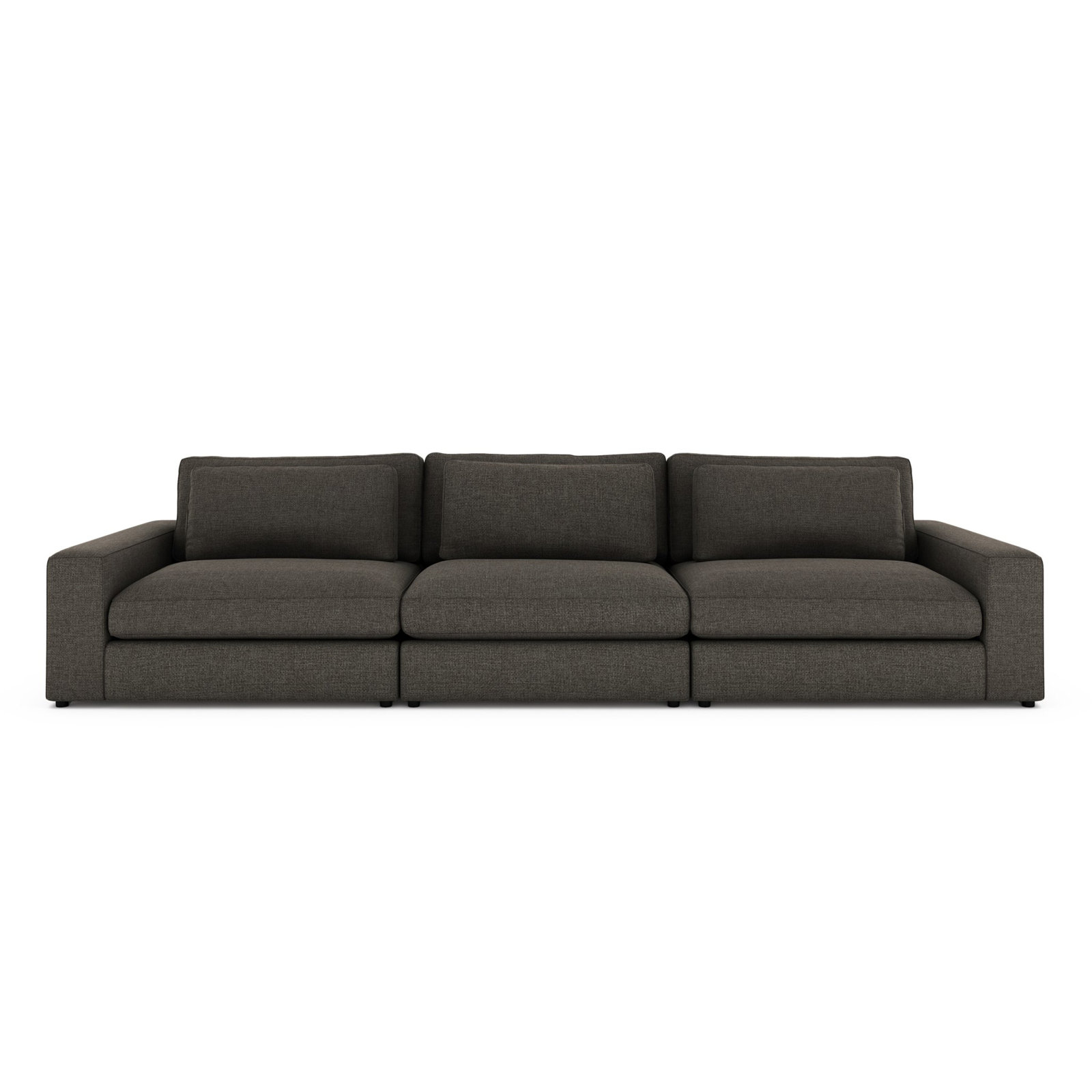 Marselle 131'' Upholstered Sofa, Landale Charcoal