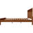 Graham Wooden Platform Bed with Slatted Headboard-87380368-87380365