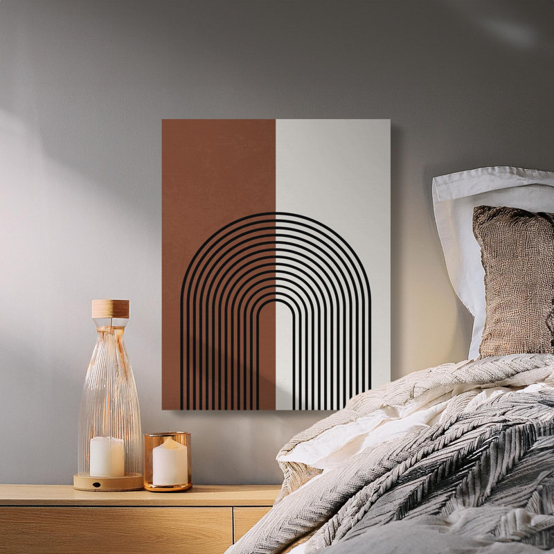 Wrapped Canvas Print Set, Brown/White, 50.8 cm H x 25.4 cm W