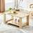Bonni Rectangular Coffee Table with Storage Shelf-243403191-229741362