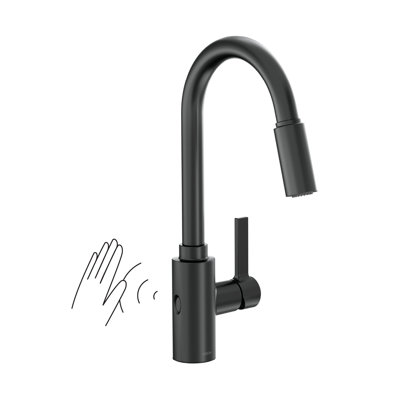 Genta LX Pull Down Touchless Single Handle Kitchen Faucet with Motionsense Wave and PowerClean