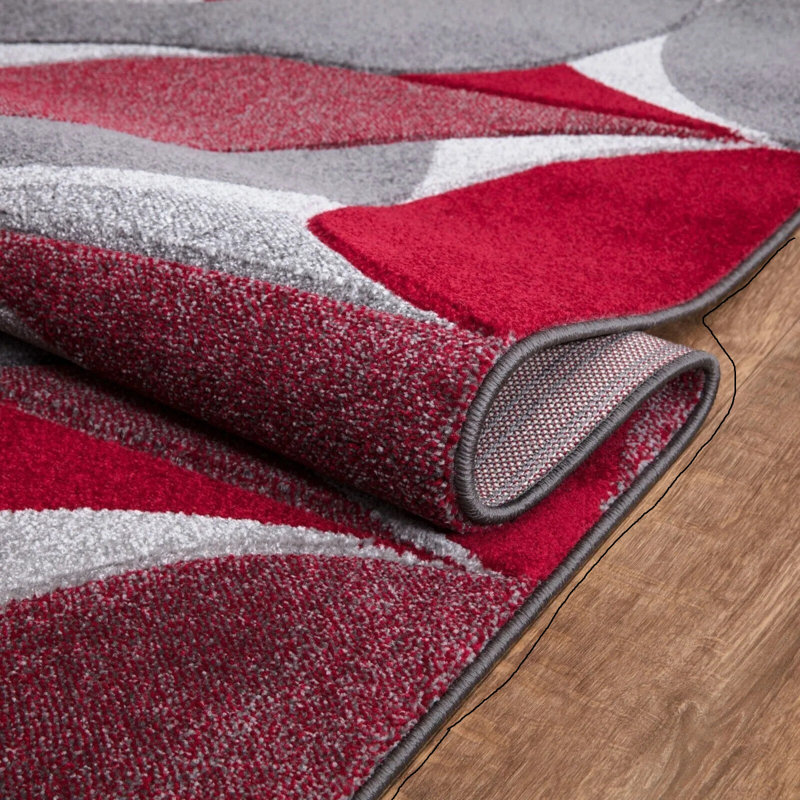 Modern Luxury Geometric Design Rugs Soft Large Area Rugs Floor Mat Colorful Living Room Bedroom Carpet, Rectangle 60 x 110cm