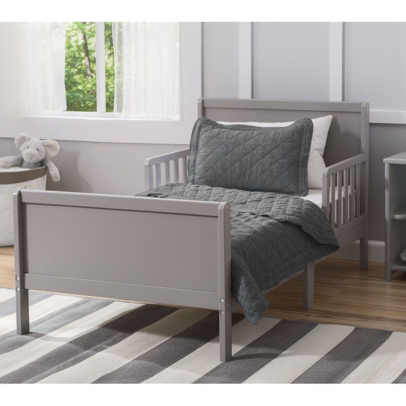 Fancy Convertible Toddler Bed by Delta Children, Grey