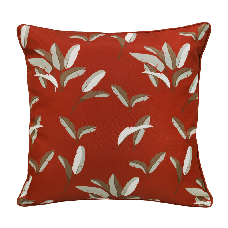 Floral Outdoor Reversible Throw Pillow