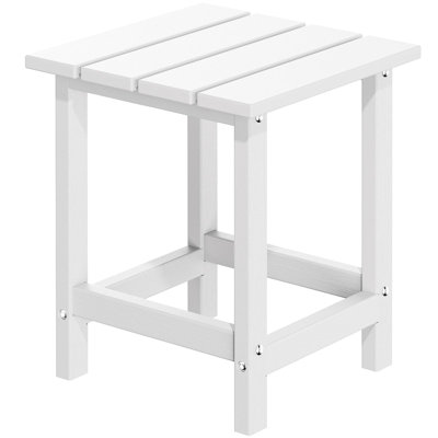 Adirondack End Table - Weather-Resistant Outdoor Side Table for Patio