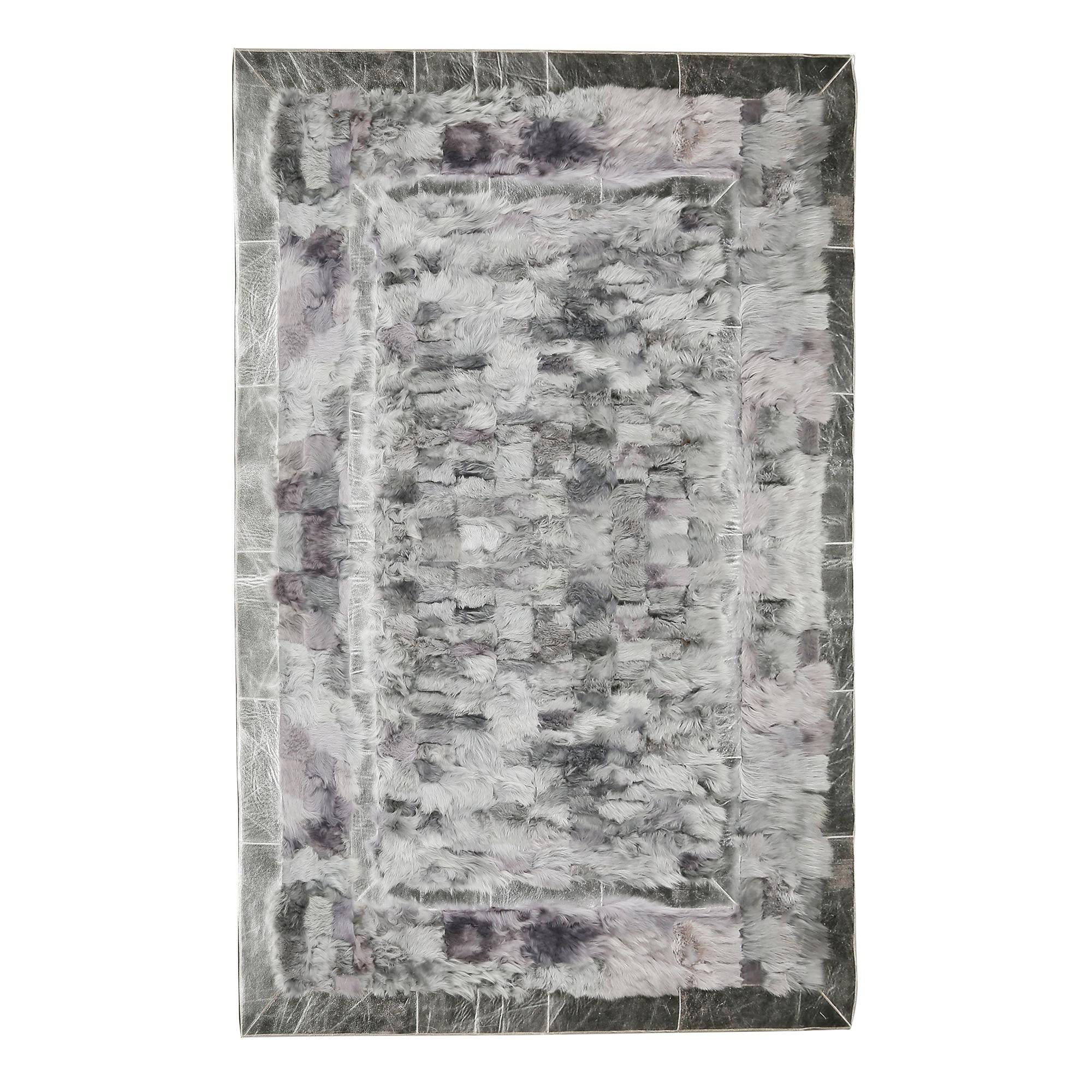 Tuscan Core Rug Everly Quinn Light Gray Tuscan Rug Handmade Genuine Tuscan Leather ...