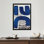 Magnet bleu - reproduction d'art mural - affiche de galerie