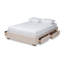 Lit plateforme tapissier avec rangement à profil bas Hewson-440937136-440937143