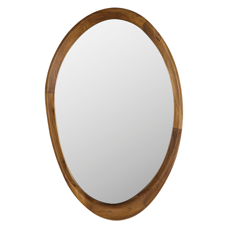 Chloe Oval Solid Wood Mirror