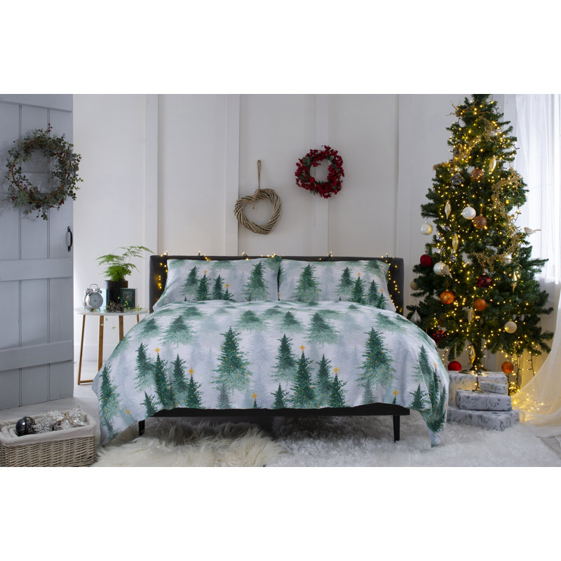 No Pattern Duvet Cover Set with Pillowcases, Single