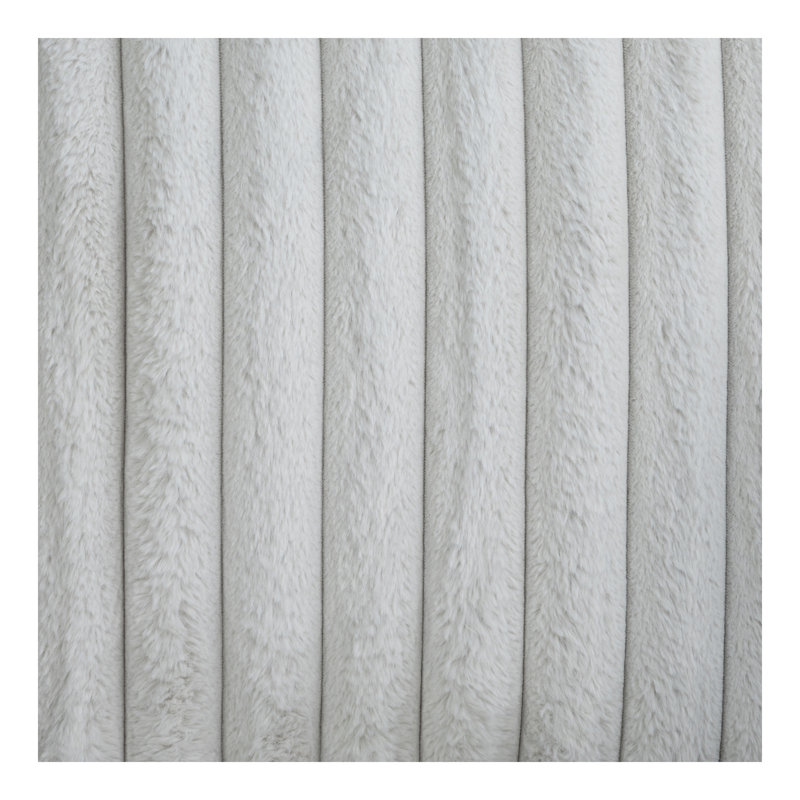 Coussins réversibles Modern, Tissu gris, Noir