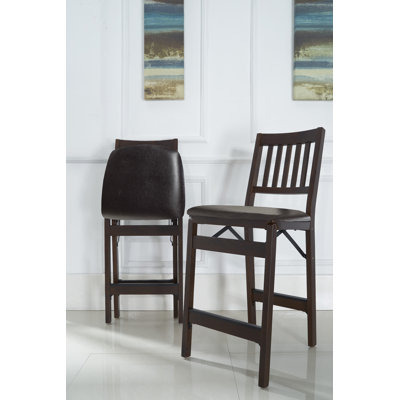 Chisholm Upholstered Counter Stool with Solid Wood Frame