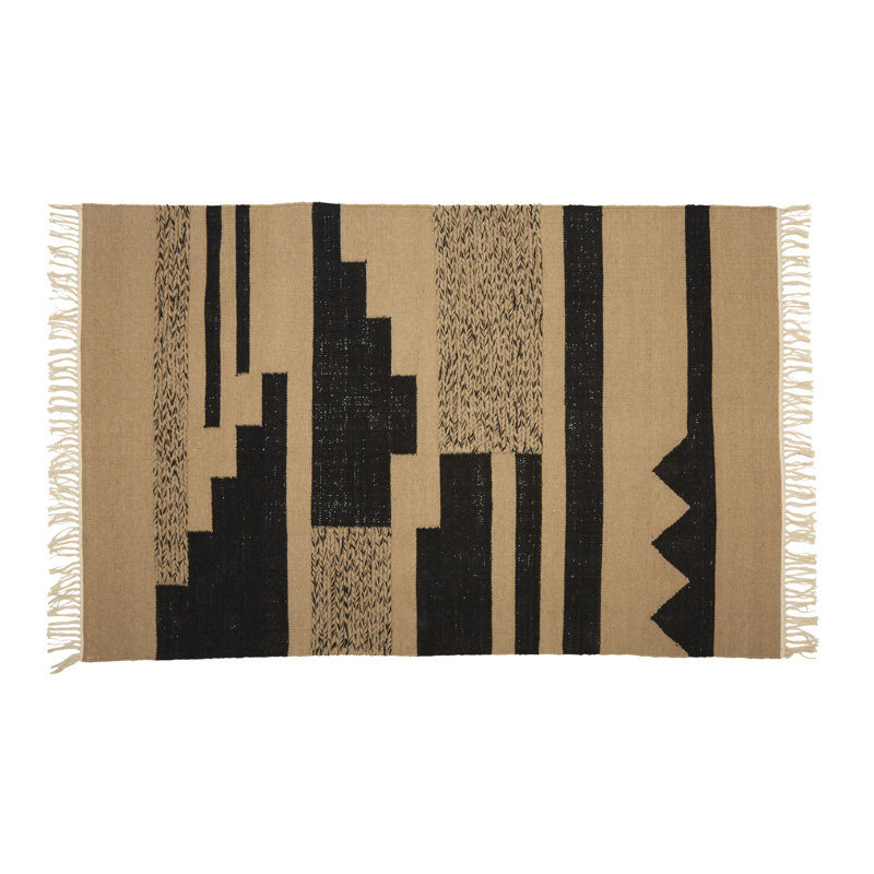Adonis Geometric Hand Woven Area Rug, Rectangle 120 x 180cm