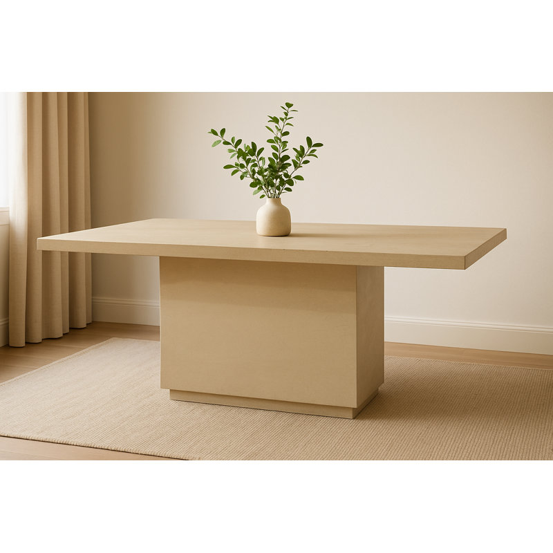 Table de salle à manger Budira, L 108 po x l 40 po