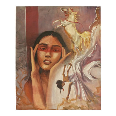 The Emotional Urge | Acrylic Color | Ojasvi Singh | For Wall Décor