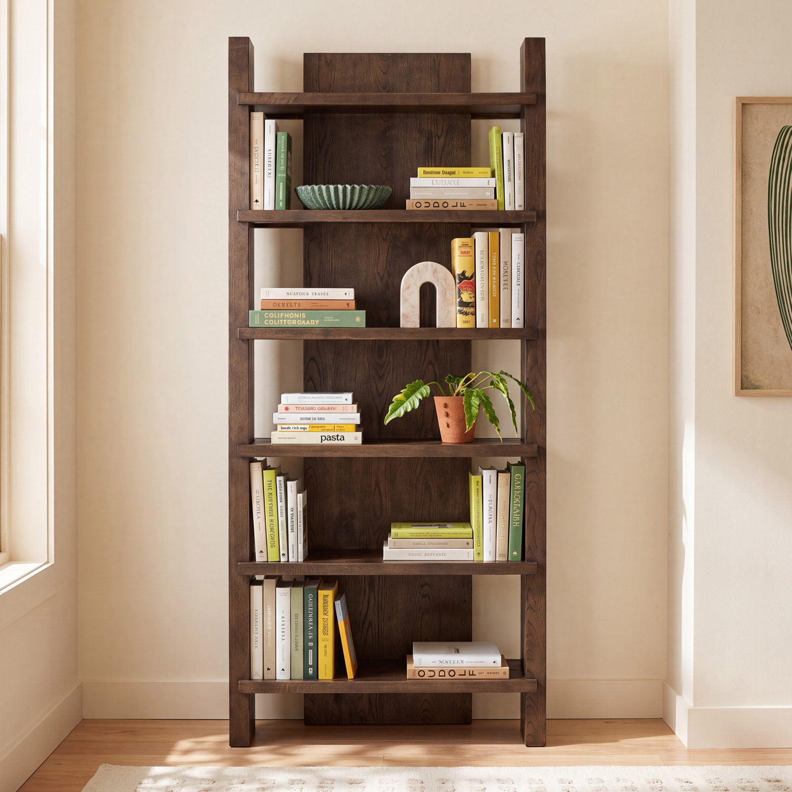 Packer 42" Bookcase, Coffee Brown