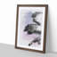Palm Tree During Sunset in Abstract - Picture Frame Drawing Print-55735708-55735709