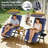 Zero Gravity Chair With Canopy, 500 Lb Heavy-Duty Adjustable Reclining Lounge Chair With Cushion, Pillow & Cup Holder, Foldable Outdoor Patio Recliner-553526891-541997776