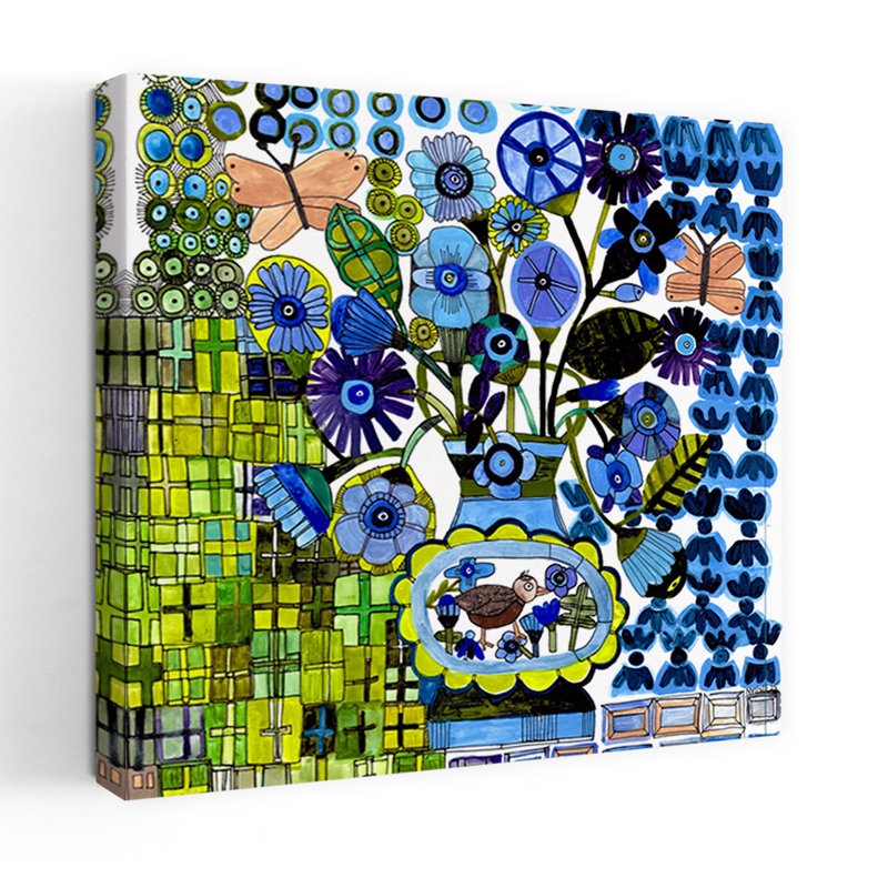 Art contemporain, art mural fantaisiste et contemporain, H 32 po x l 32 po