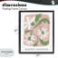 Cadre flottant à motif de fleurs pastel Madrid Gardens, design par Lucille Price-1616453753-1616453757