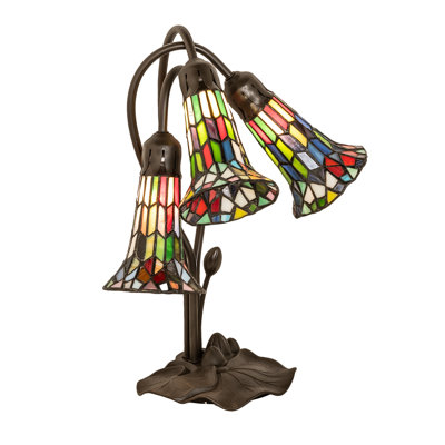 Lampe d'appoint 3 lumières 16 po