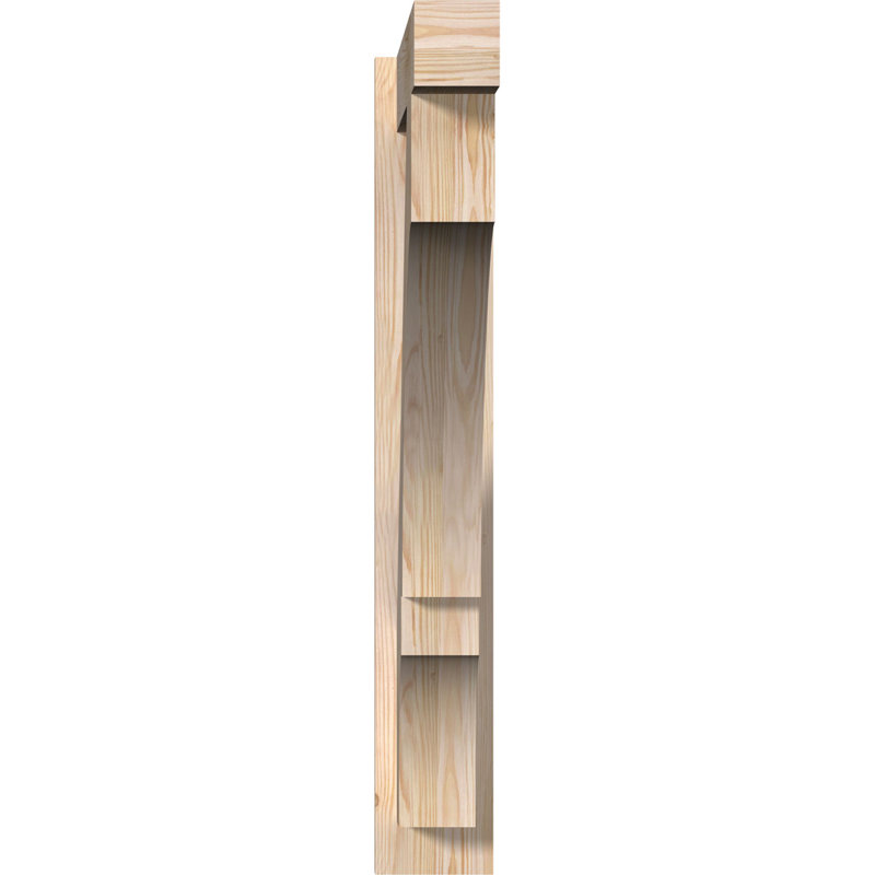 Bloc balboa rustique en bois rustique, P 30 po x H 38 po, Sapin Douglas de 8 po (sciage brut)