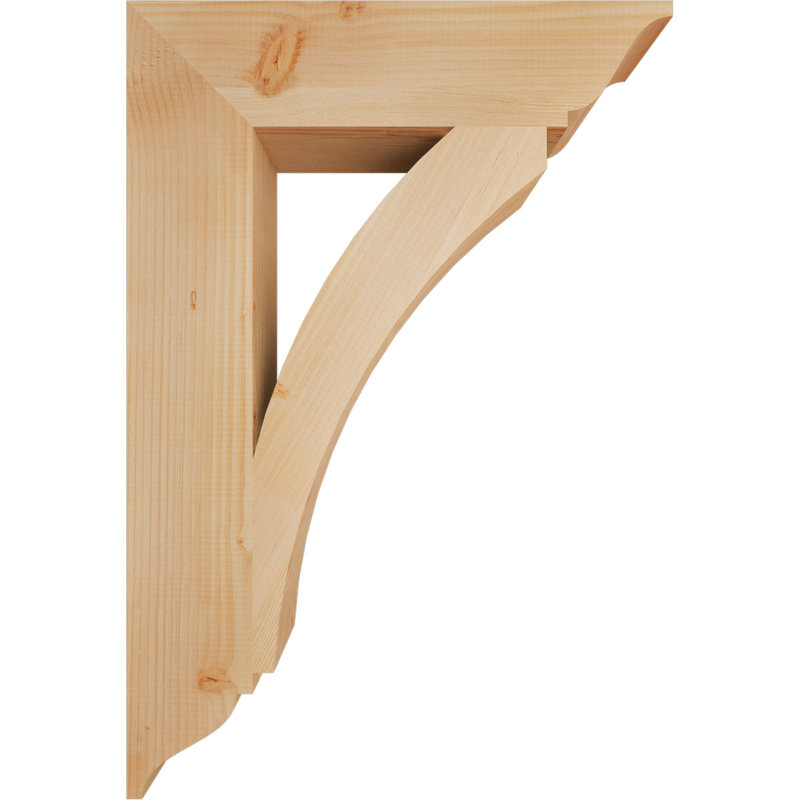 Support traditionnel Thorton, Douglas (lisse), H 38 po x l 5,5 po x P 26 po