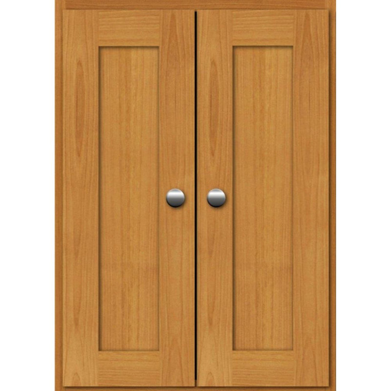 Armoire de salle de bain murale, Aulne naturel