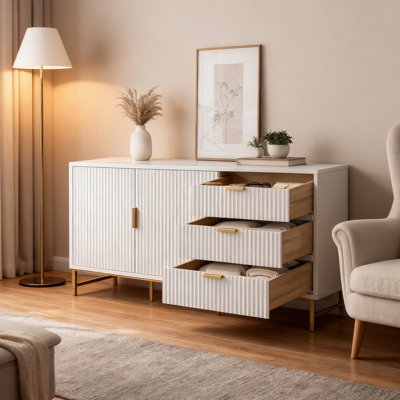 40cm Solid Wood Sideboard