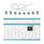 Matelas hybride moyen 8 po Zinus-1033864520