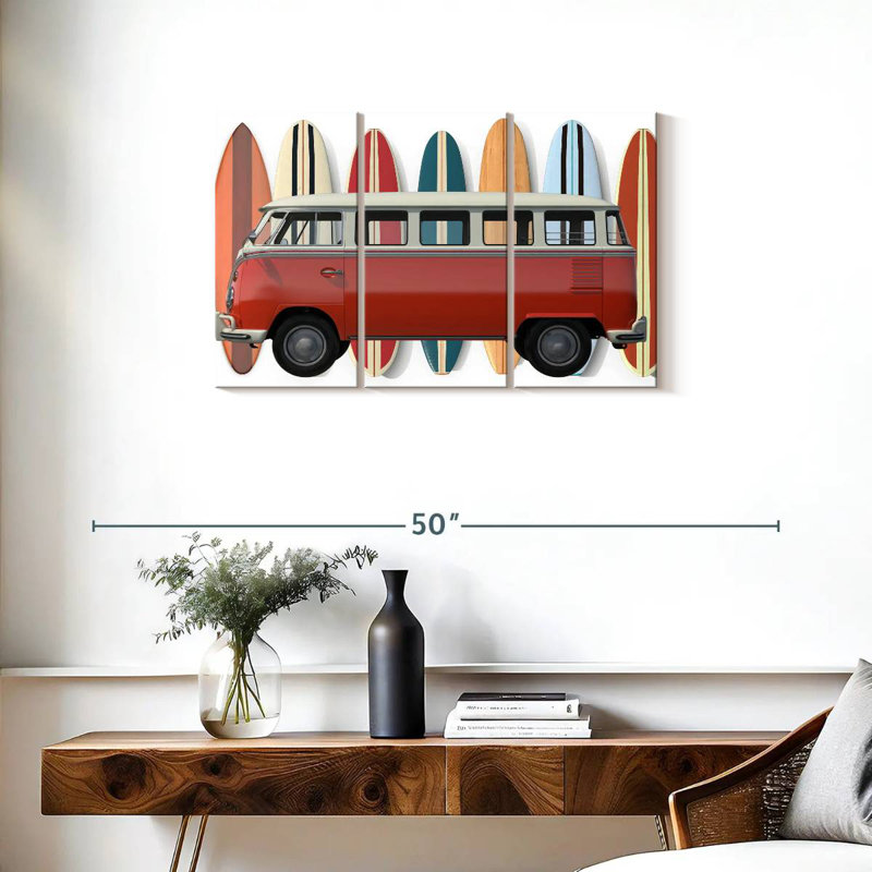 Mehar Surfer Van, 20" H x 33" W