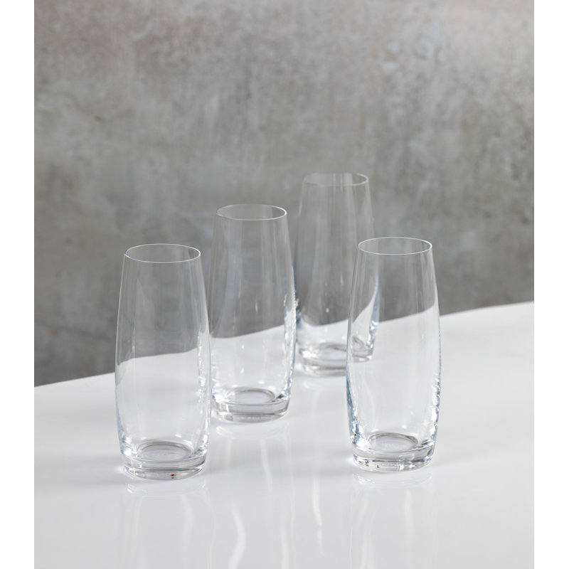 Mikasa Julie 9oz Stemless Flute Glasses, 266ml