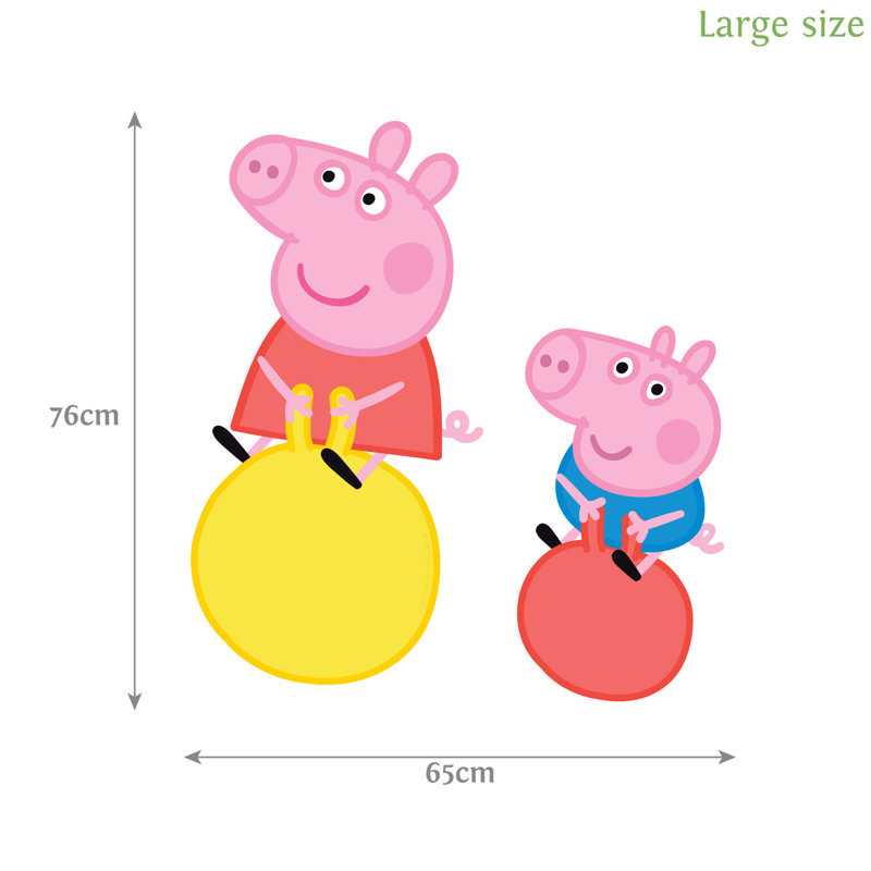 Animals Wall Decal, 76cm H x 65cm W