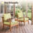 22"W X 24"D Outdoor Deep Seat Cushion Set Outdoor Seat/Back Cushion-982000928