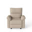 Fauteuil inclinable Zero Wall, fauteuil moderne en tissu de velours flocon de neige pour la maison