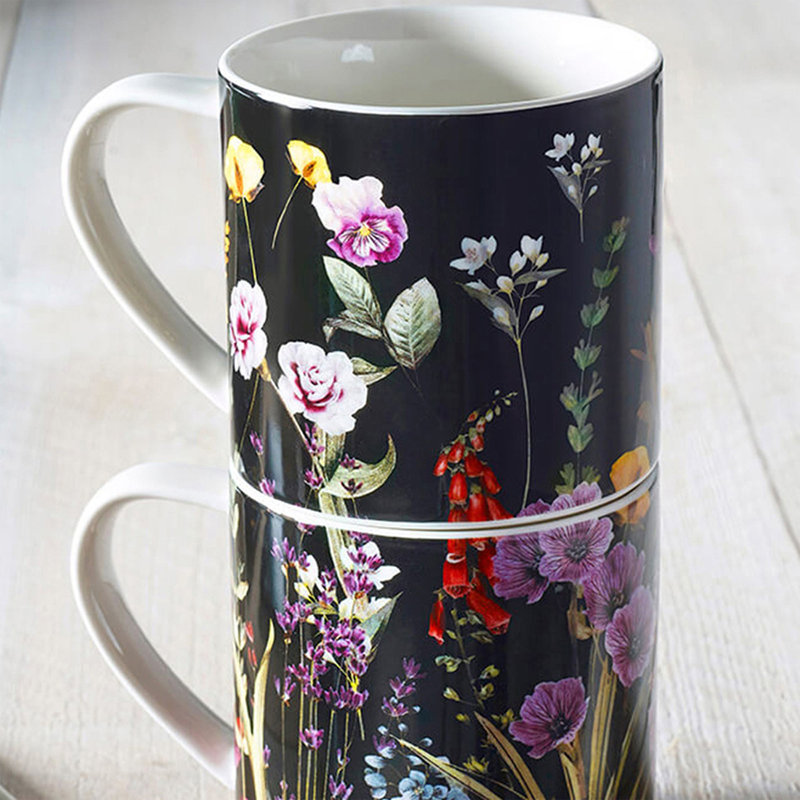 Bone China Latte Mug