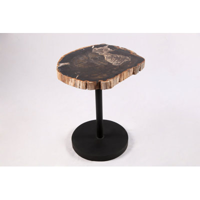 Solid Wood Top End Table