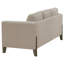 Canapé à accoudoirs tapissier Fisher Taupe