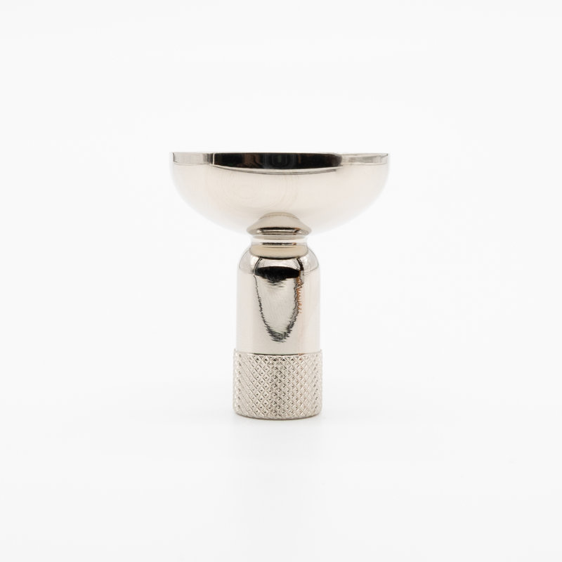 Knurled Circle Knob, Polished Nickel