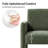 Natalie 26"W Modern Upholstered Fully Assemble Dining Chair with Solid Wood Legs-234429133