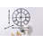 Acerra 44.5" Wall Clock