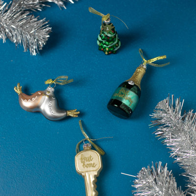 Ensemble de 4 décorations en verre « New jalons » de New jalons