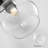 3-Light Bathroom Vanity Light with Clear Glass Shades
