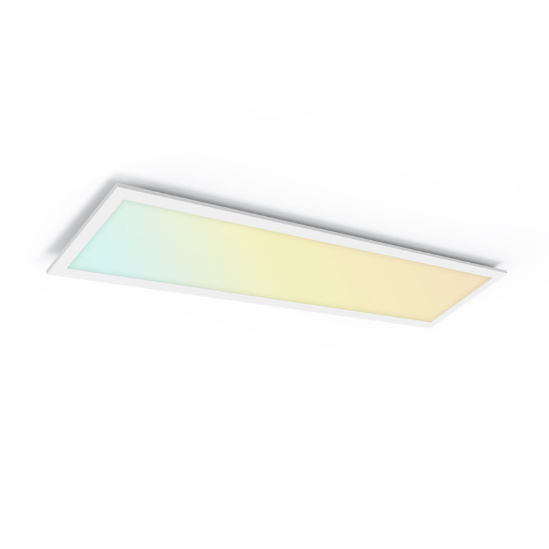 RUN BISON 1 ft. x 4 ft. Dimmable White CCT and Wattage Selectable Integrated LED Back-Lit Flat Panel Light
